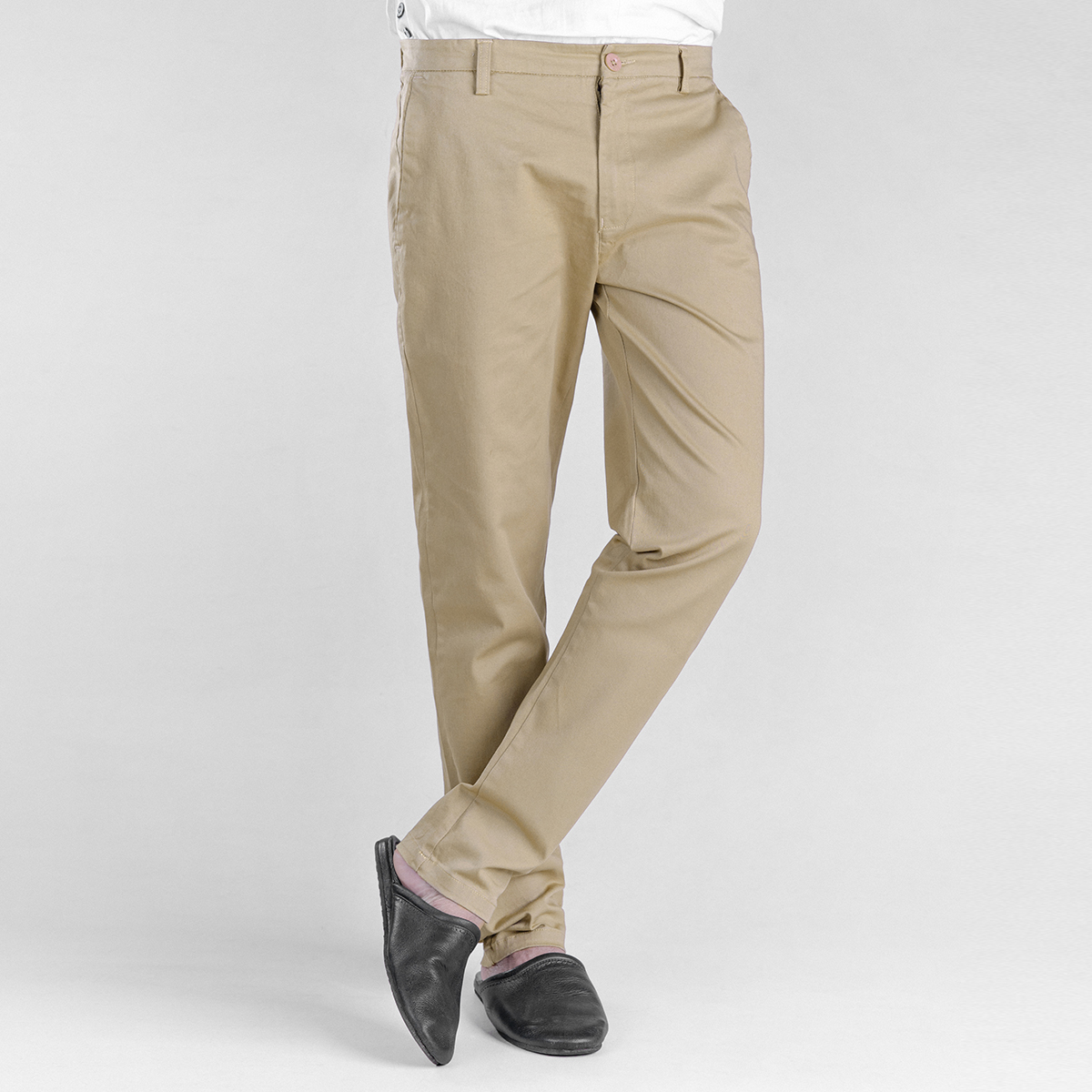 Cotton Pant for Man - Light Khaki