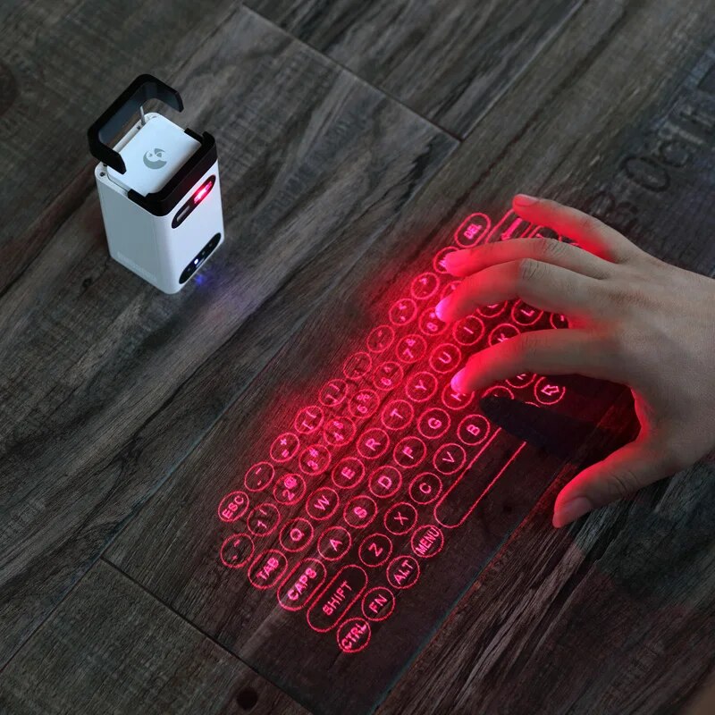 New New Virtual Laser Keyboard Wireless Projector Phone Keyboard For Computer Pad Laptop With Mouse Function. 