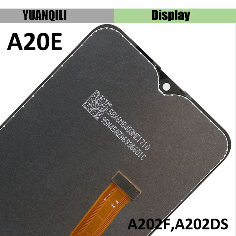 A20e LCD For Samsung Galaxy A20e LCD Display Touch Screen Digitizer Assembly A202 A202F A202F/DS LCD Screen. 