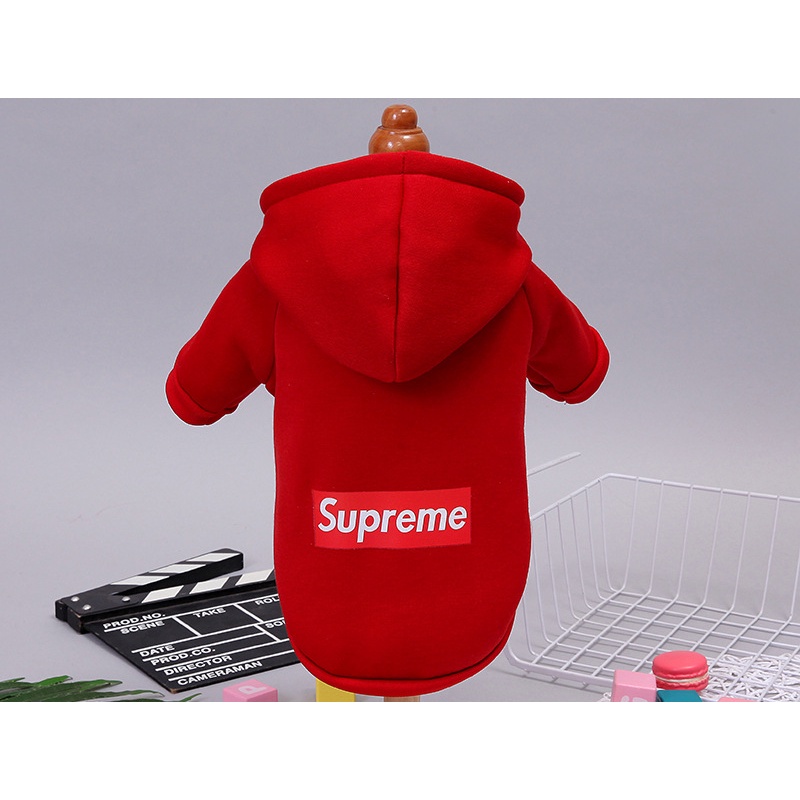 Warm Dog Hoodie Autumn and Winter Pet Coat Puppy Clothes Cat