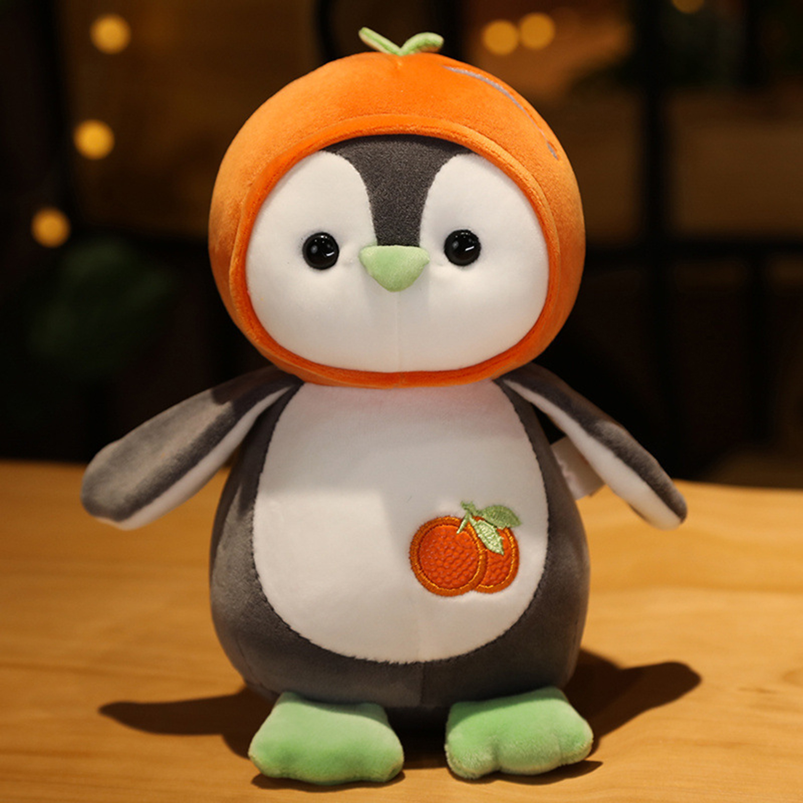Penguin Pillow Lovely Expression Penguin Doll Pillow Plush Toy. 