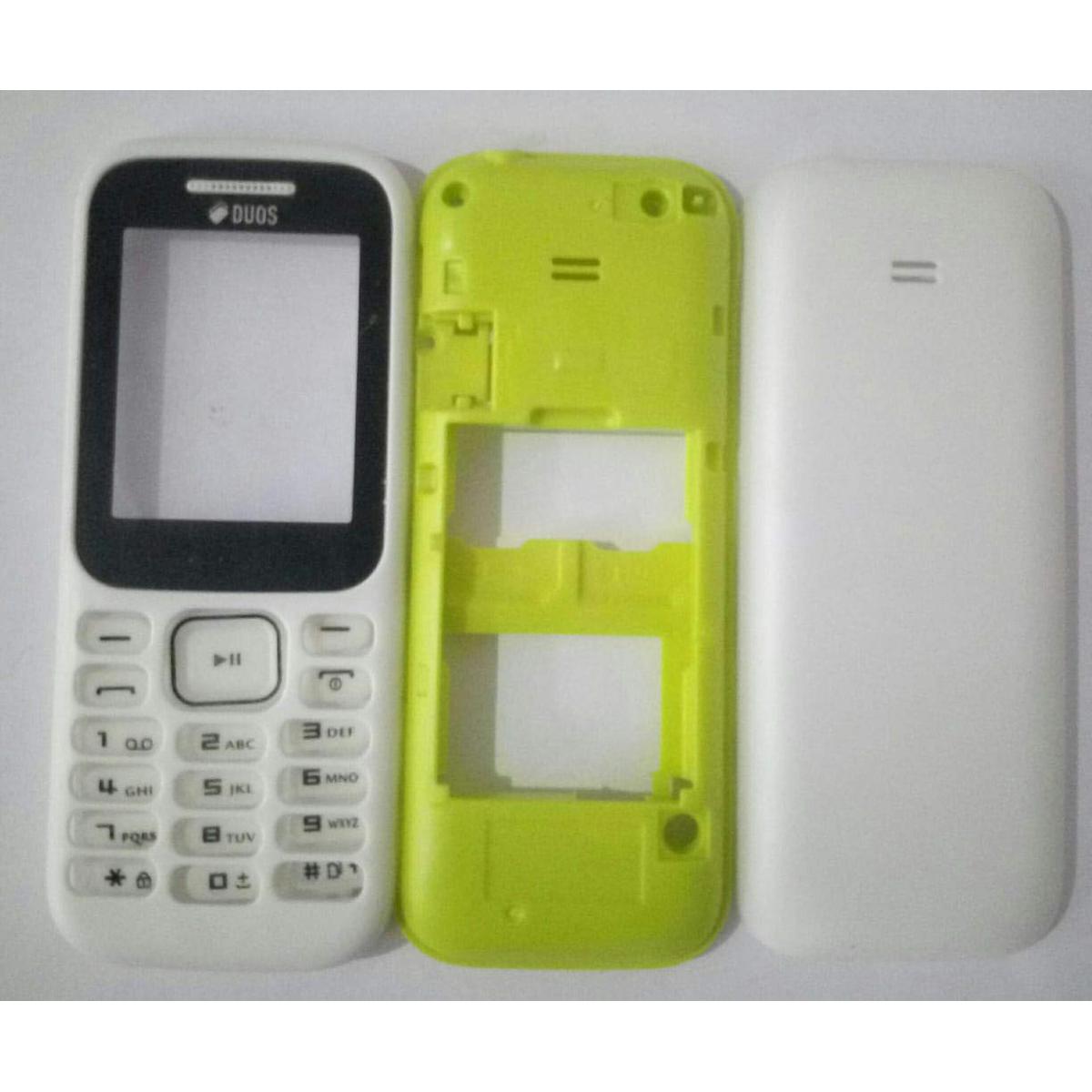Samsung Galaxy Guru Music 2( B310E / SM310E / B310 ) Full Complete Mobile Casing / Cashing / Housing with Body & Keypad. 