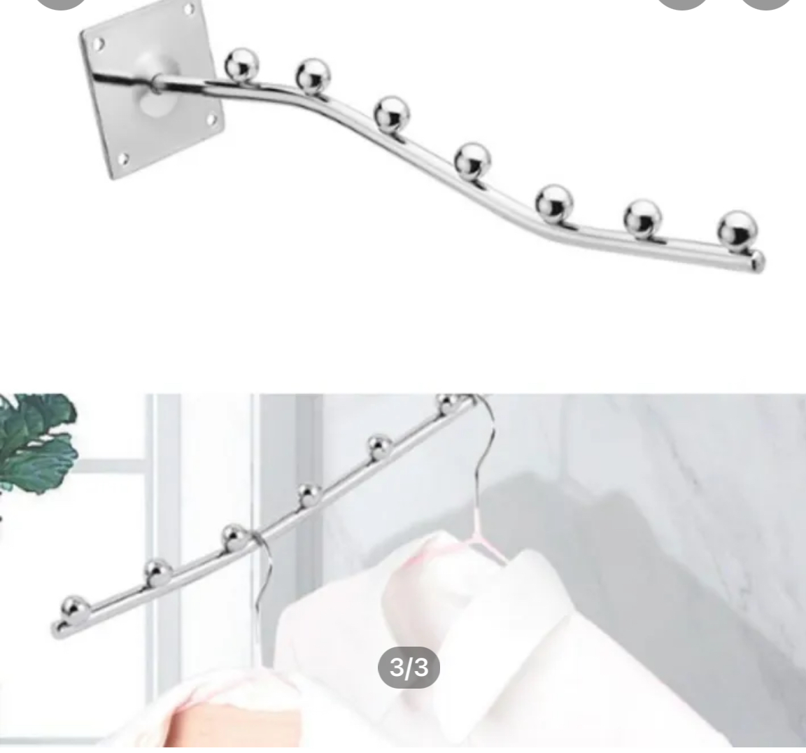 1 piece Wall Mounted Hanger 7 hook suction cup for cloth stand hangers wall clip rack set