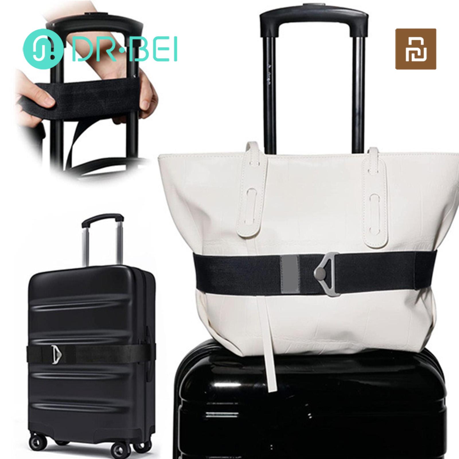 DR BEI Luggage Security Strap Elastic Two-in-One Suitcase Strap with Buckle. 