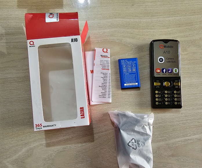 QMobile A10 Feature Phone. 