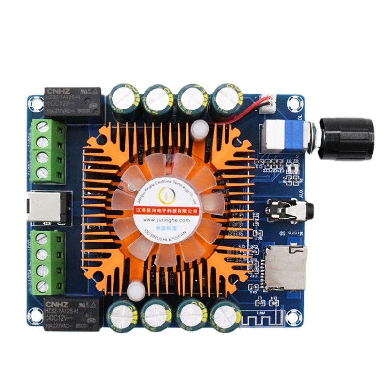 TDA7388 car audio conversion wireless digital power amplifier board 50W*4 audio amplifier board XH-A393 -okm 9 0m.