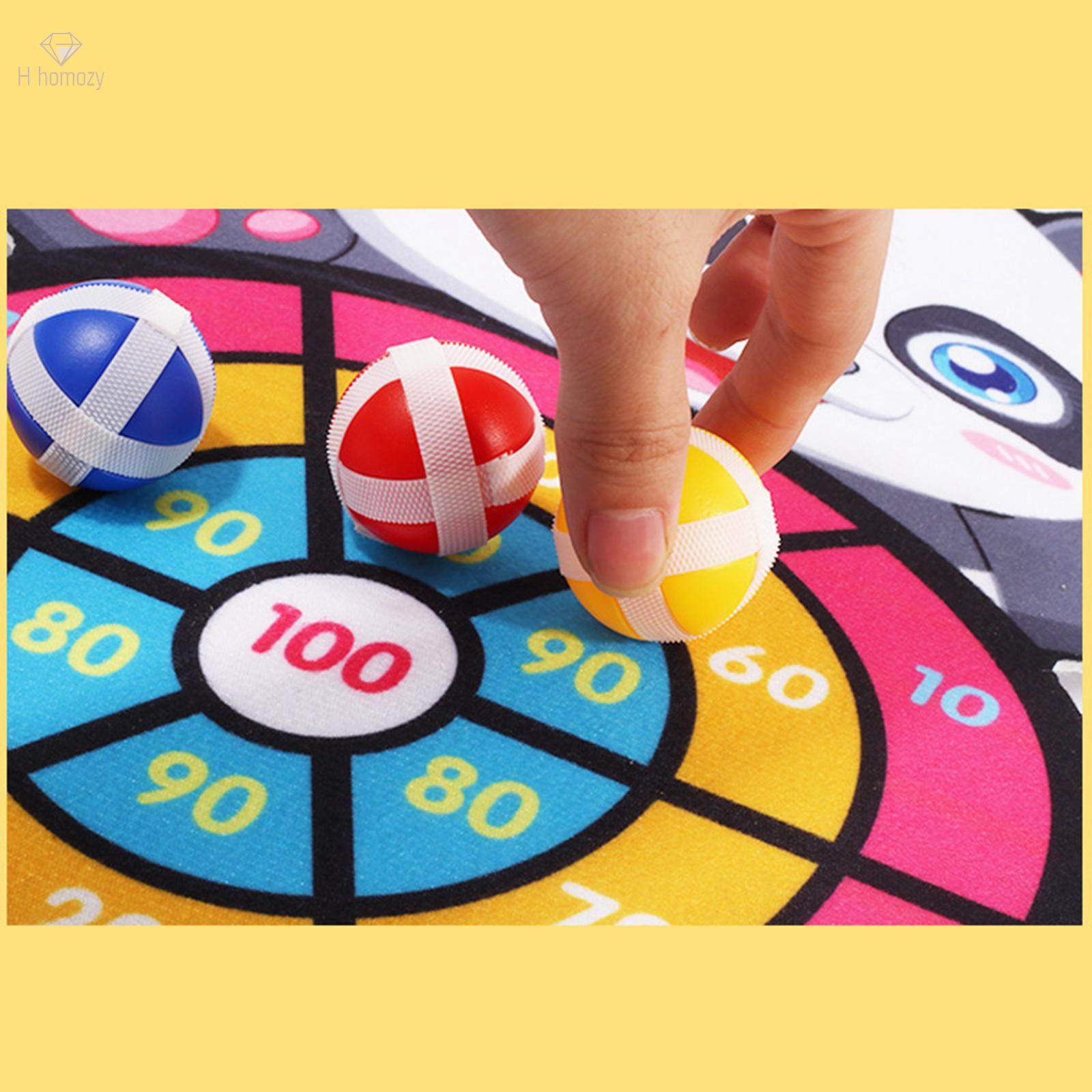 Sticky Ball Target Board with 15 Sticky Ball Toss Game for Lawn Outside Gift. 