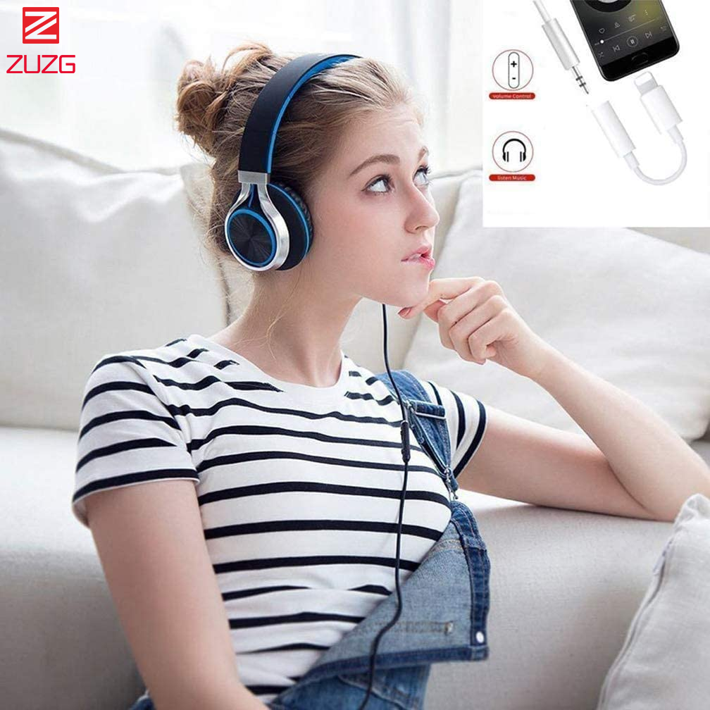 Lightning to 3.5 mm Headphone Jack Adapter 3.5mm Jack Aux Dongle Cable Converter support Call for iPhone 13 12 11 11 Pro XR XS X 8 7 iPad iPod Support All iOS System. 