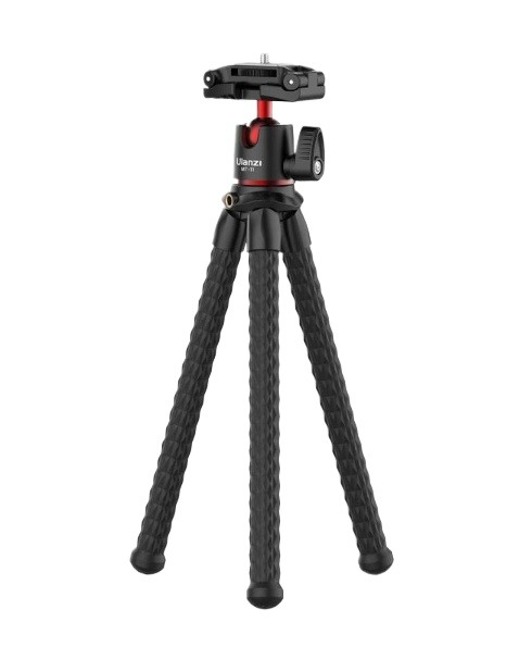 Telesin MT-11 Travel Flexible Octopus Tripod for Smartphone DSLR SLR Vlog Tripod for Camera iPhone Huawei Portable 2 In1Tripod