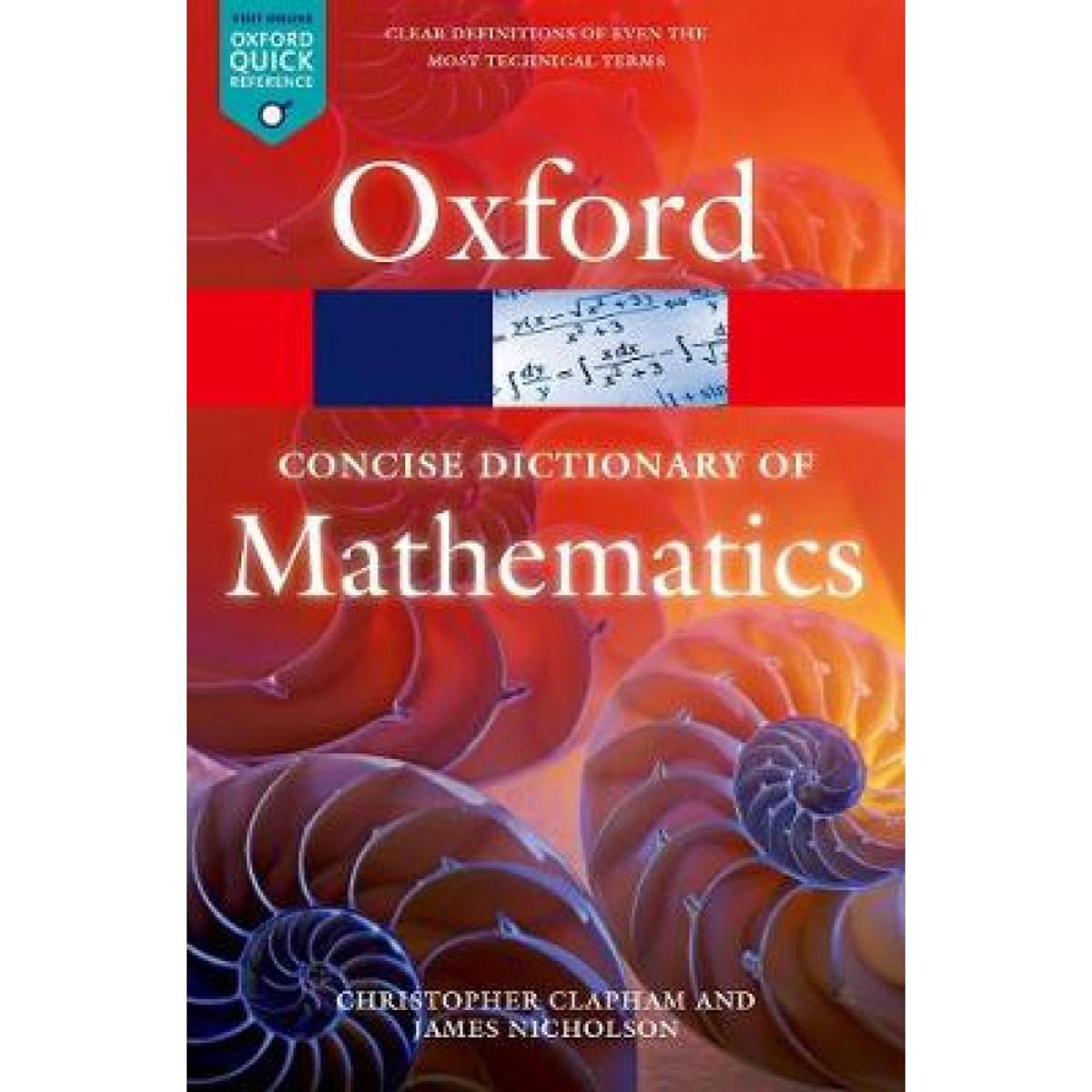 Oxford Dictionary Of Mathematics