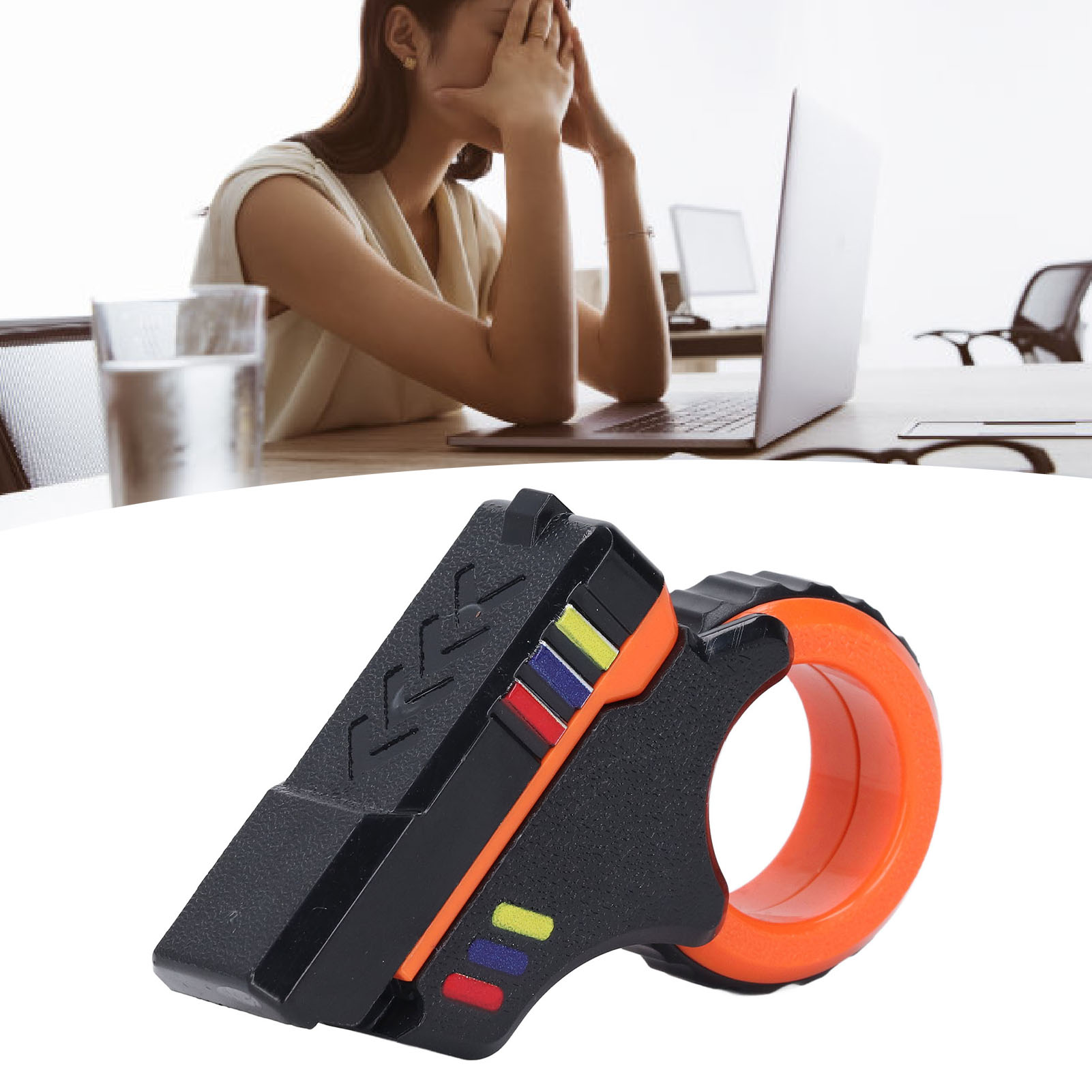 Fingertip Toy 3D Slider Fingertip Slider Toy Wear Resistant Magnetic Stress Relief Portable for ADHD ADD Autism. 