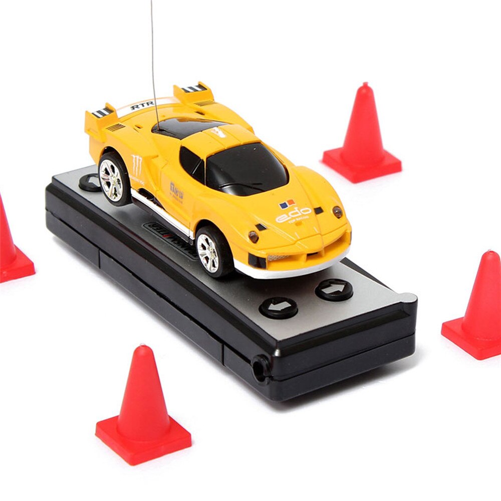 【VisioN Shop】8 Colors 20KM/H Coke Can Mini RC Car Radio Remote Control Car 4 Frequencies Toy For. 