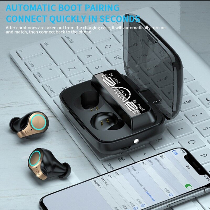 M18 TWS Wireless Bluetooth Earbuds. 