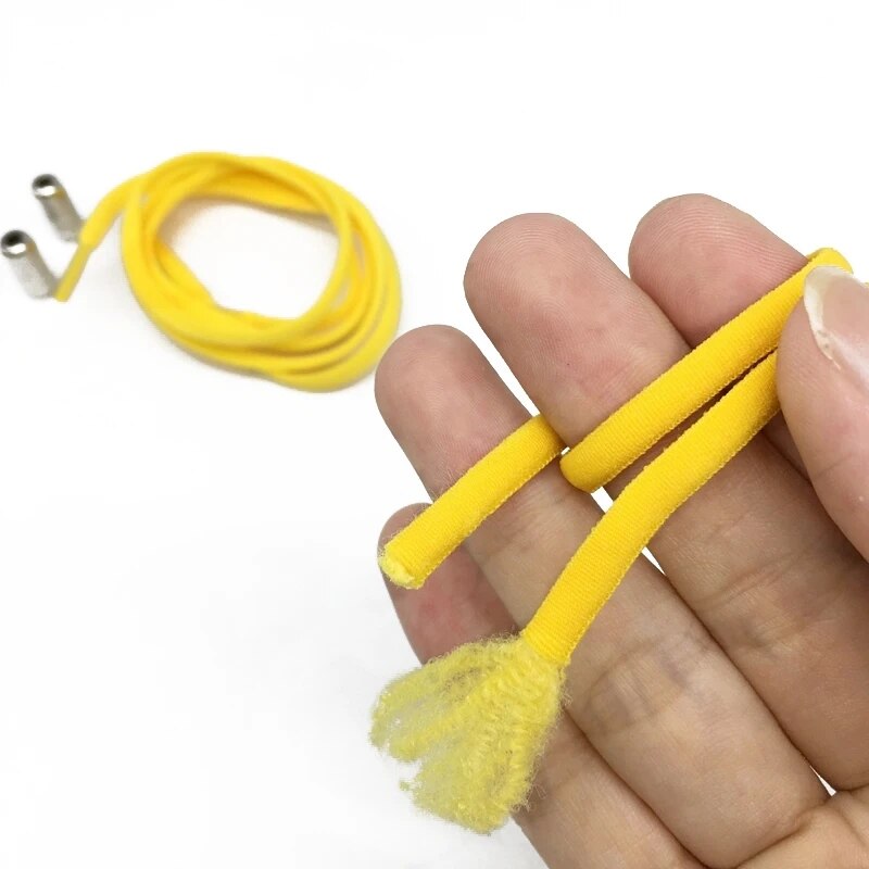 TILUSERO New Elastic Shoelaces Metal Capsule Button No Tie Shoe Laces. 