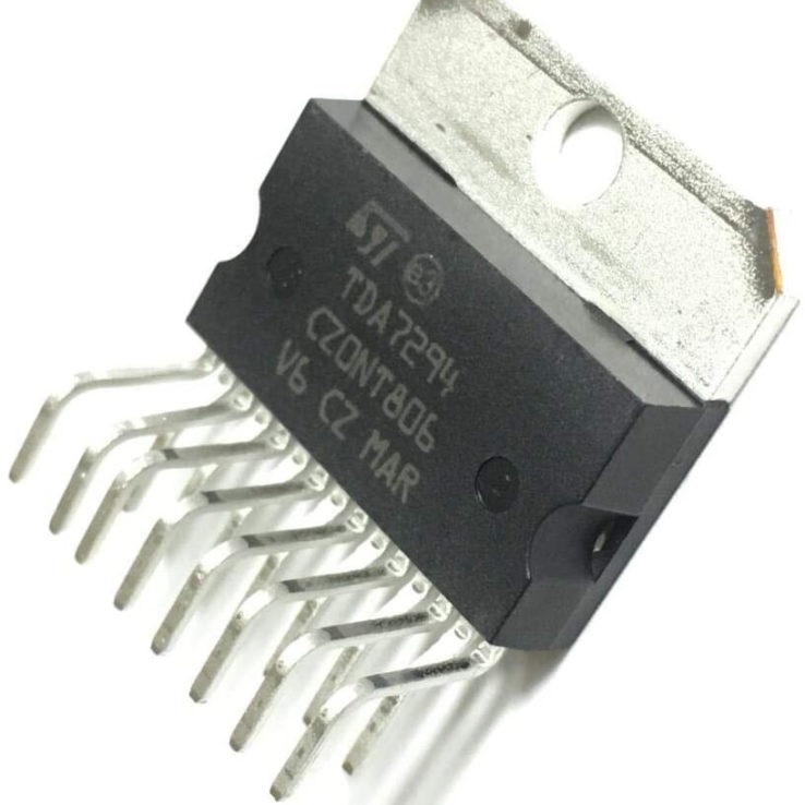A CLASS TDA7294 TDA 7294 TDA7294S TDA7294SA IC 6V 12V 50V 10A 100W Dual Bridge Power Amplifier Transistor 2 Channel Stereo ZIP 15 Pin Leads Audio Amplifier. 