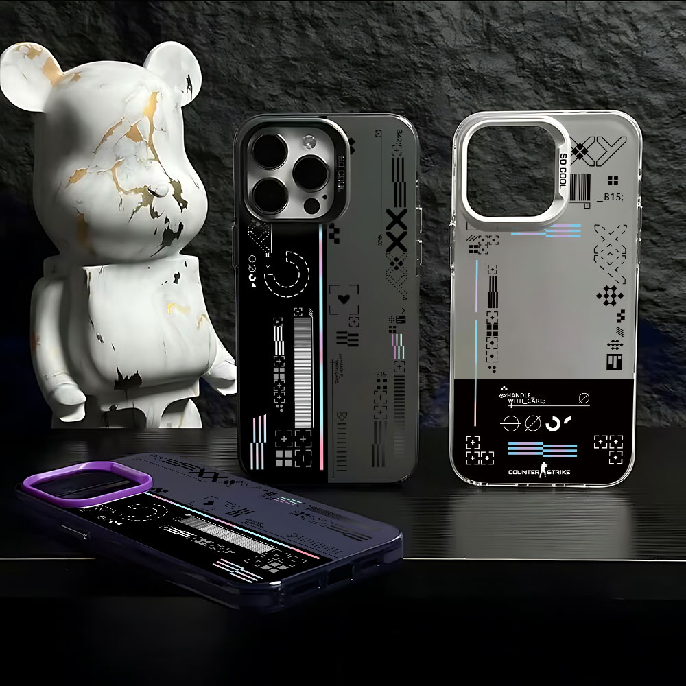 Hot Fashion Game CS Clear GO Phone Case For iPhone 16 15 14 13 12 11 Pro Max X XR XAX 8 7 Plus Matte Shockproof Back Cover. 