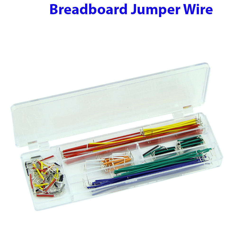 140 pcs U Shape Solderless Breadboard Jumper Cable Wire Kit for Arduino. 