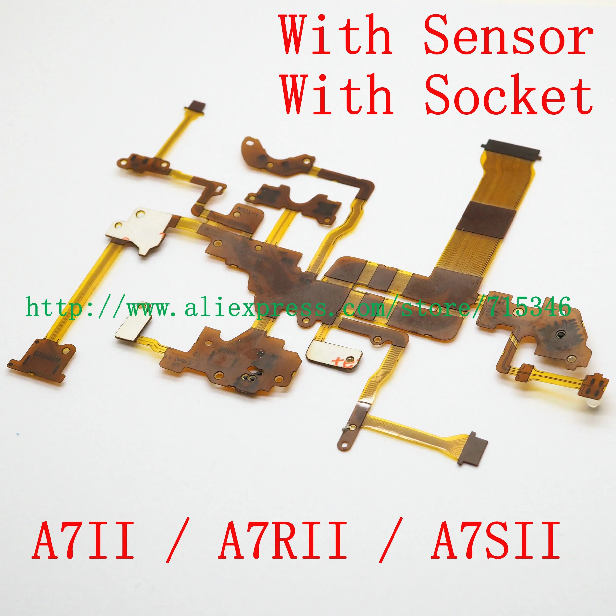 【YIYANGMAOYI111】NEW Top Cover Mode dial turntable Flex Cable For SONY A7R II ILCE-7RM2 A7S ILCE-7SM / A7 II ILCE-7M2 A7M2 A7RM2 A7SM. 