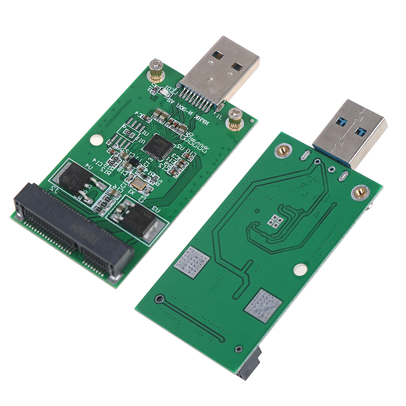 Mini USB 3.0 to PCIE mSATA External SSD PCBA Conveter Adapter Card mSATA SSD to USB 3.0 Adapter MSATA TO USB 3.0 PC Accessories