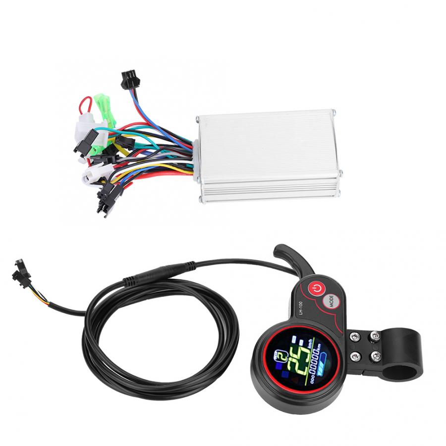 24V/36V/48V/60V 250W/350W Electric Bike Controller Switch LCD Display Control Panel For E-bike Scooter Replacement Prats