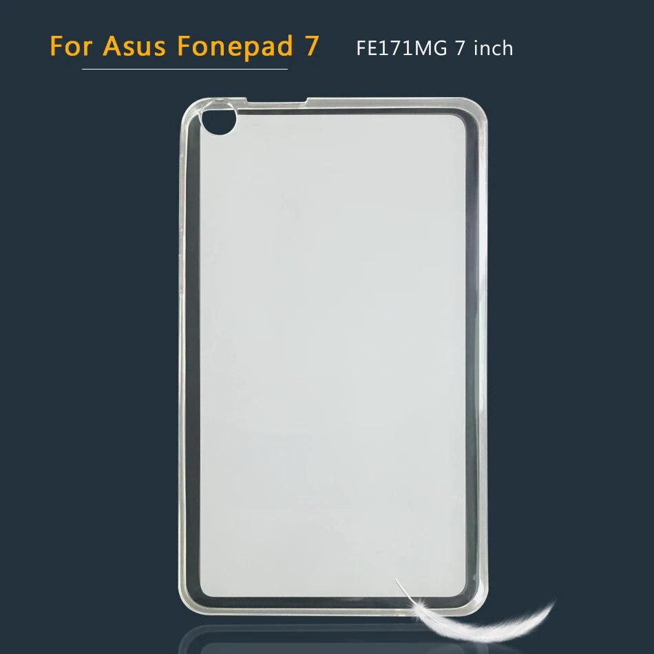 Silicone Case For Asus Fonepad 7 8 FE380CG/ZenPad 10 8 7/Zen Pad 3S 10/C 7.0/S 8.0 Z301M Z380M Z380KL Z170C Soft TPU Cover Case