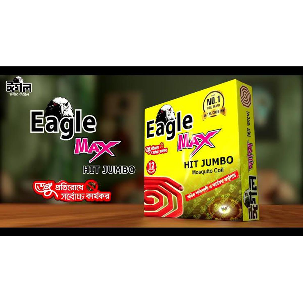 Eagle Max Hit Jumbo Mosquito coil 12 hours protection
