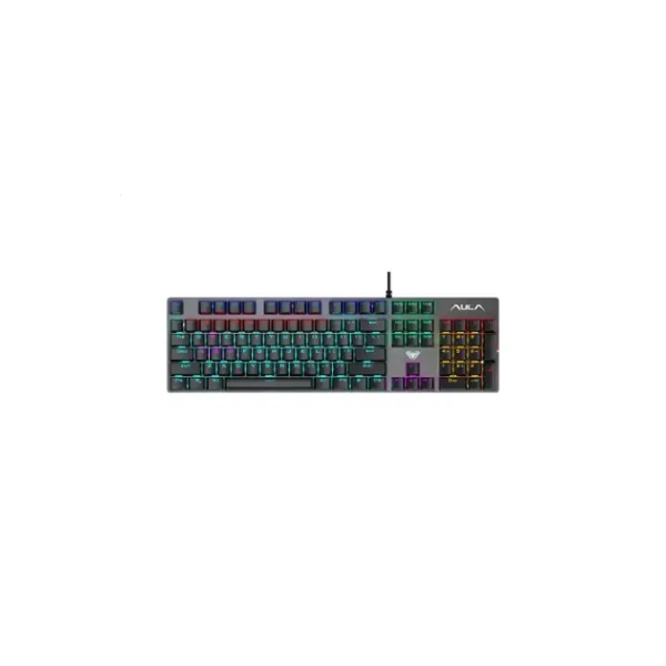 AULA S2016 Wired Mechanical BLACK Switch Gaming Keyboard. 