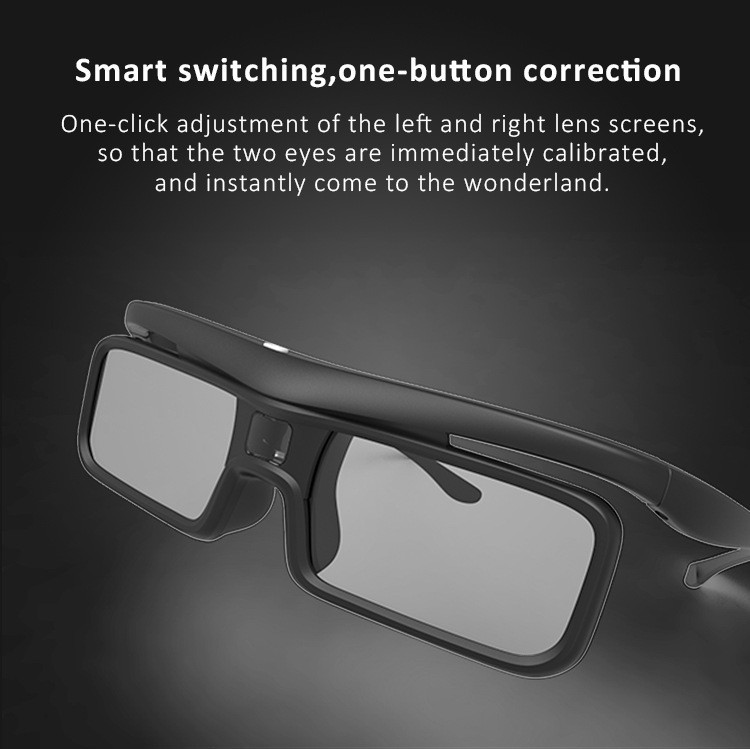 DLP-link active shutter 3D glasses are suitable for projectors such as JMGO Optoma, XGIMI and Acer. 
