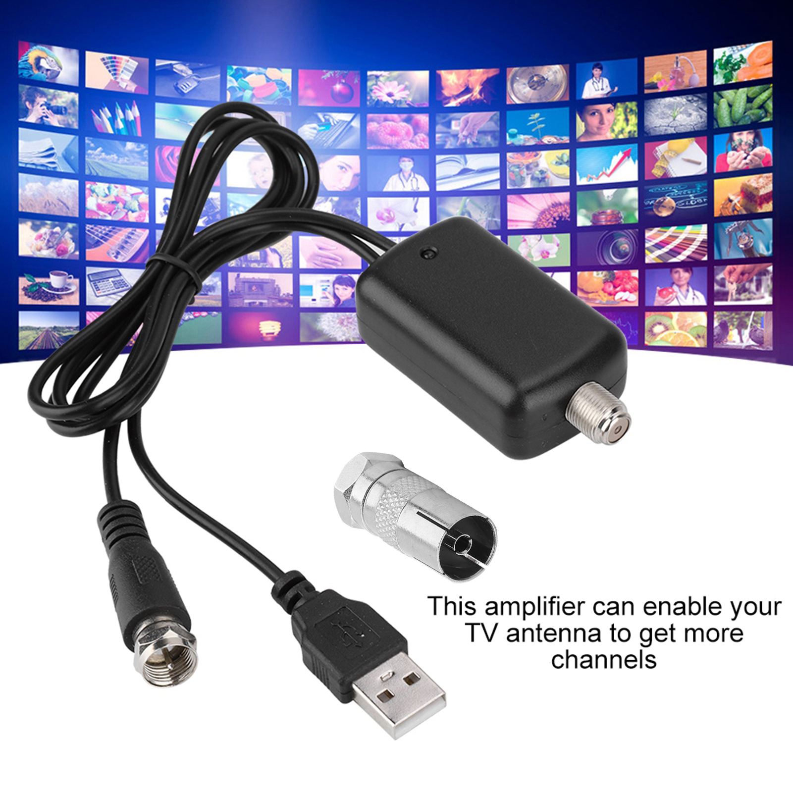 Hdtv Antenna Over The Air Antenna Amplifier Tv Amplifiers For