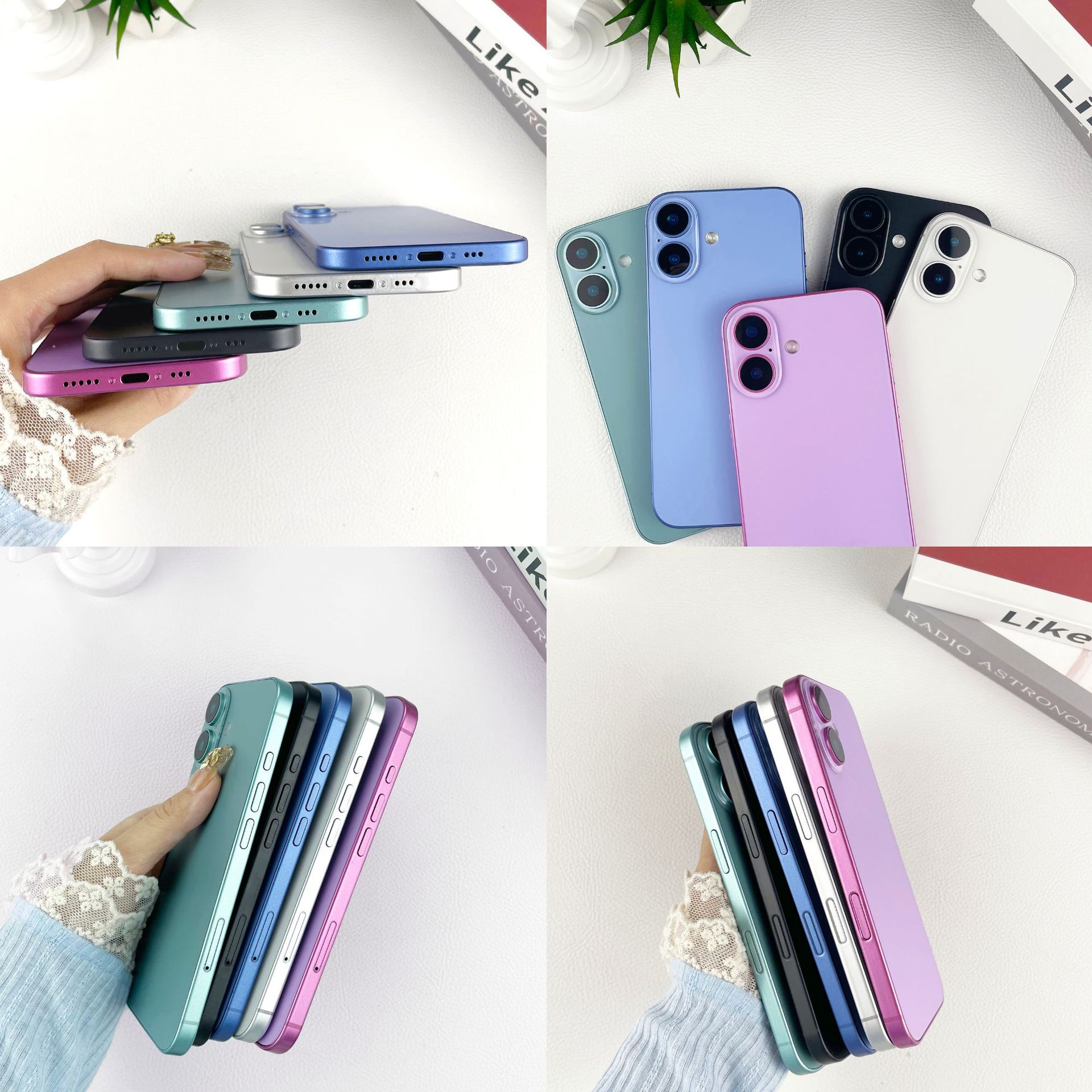 1:1 Phone Model For iPhone 16 Plus Replica Smartphone Not Working Simulation Showcase Copy phones Toy. 