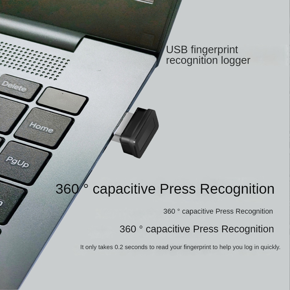 （New）1 PC Portable Multifunctional for MINI UB Fingerprint Reader Device for Window 10 Hello Biometric ecurity Key. 