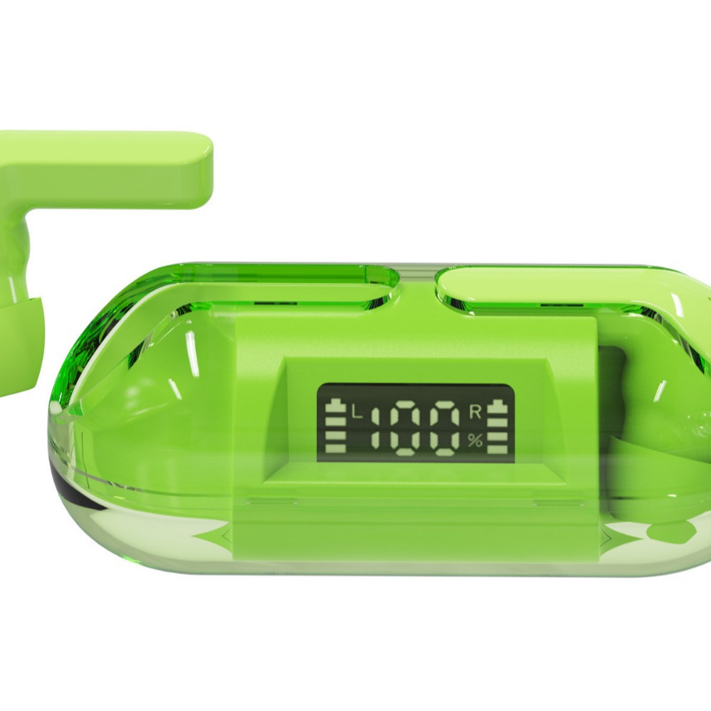Transparent A06 Wireless Bluetooth Headset F80 Mini Cross Border Digital Display TWS Sport Bluetooth Headset F20 Headset. 
