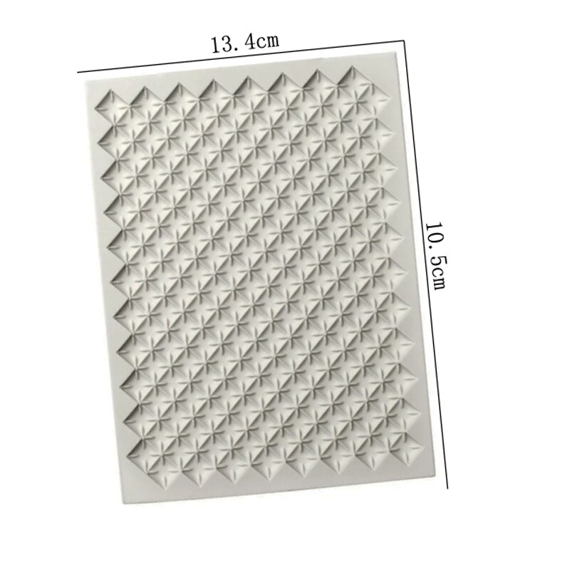 Continuous Quilting Molds Fondant Cakes Decorating Tools Silicone Molds Sugarcraft Chocolate Baking Tool For Cakes Gumpaste Form. 