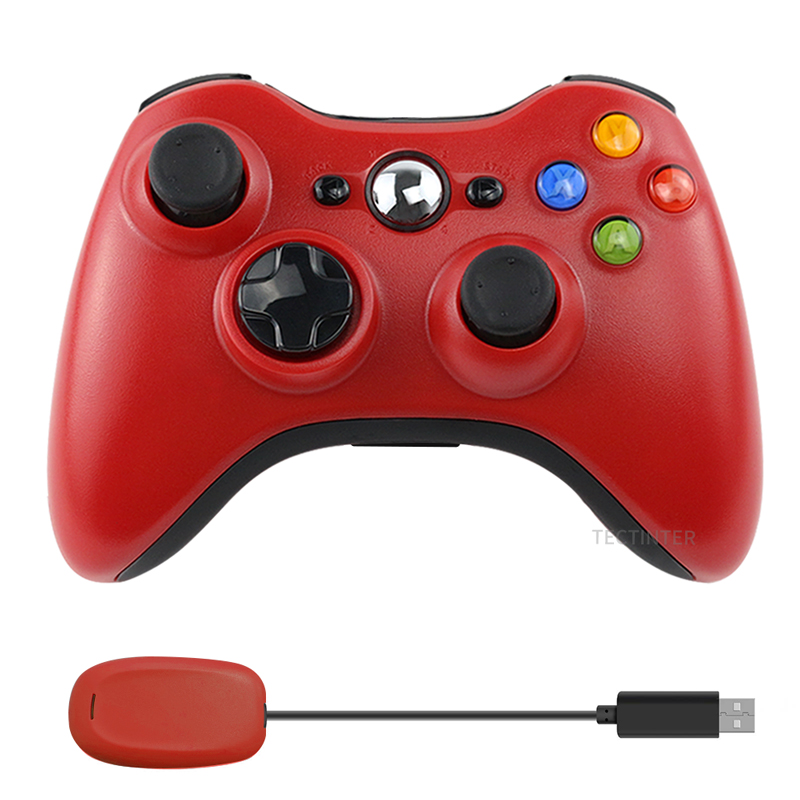 2.4G Wireless Gamepad For Xbox 360 Console Controller Receiver Controle For Microsoft Xbox 360 Game Joystick For PC win7/8/10. 