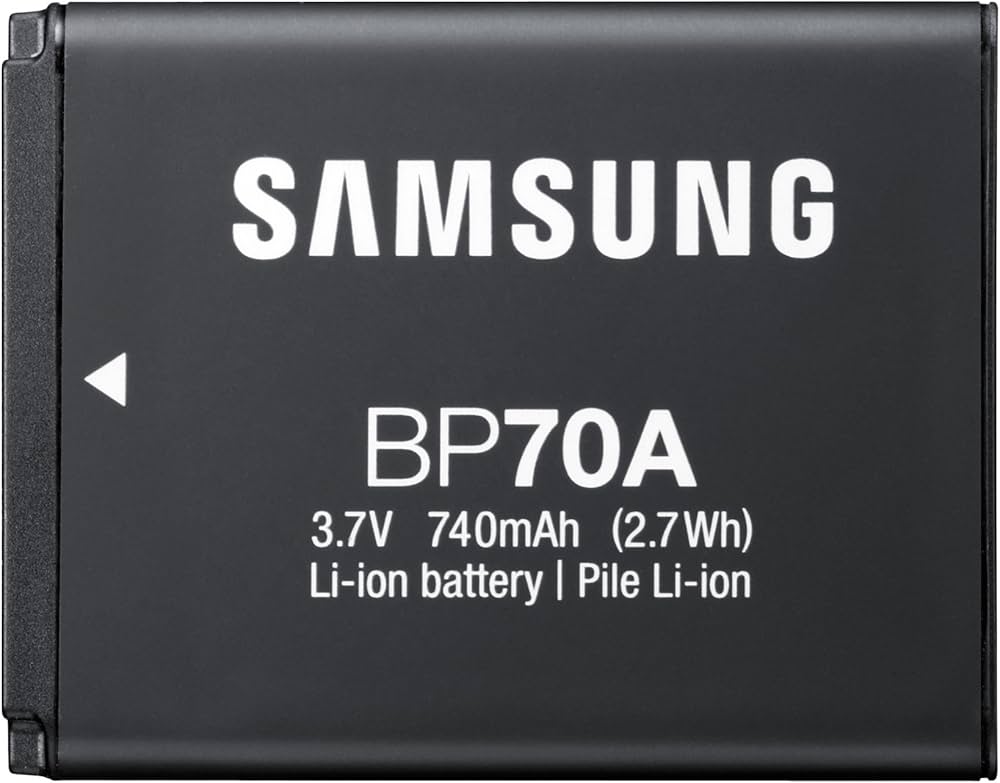 Samsung Digital Camera Battery BP70A for Samsung DV150F, ES65, ES70, ES80, MV800, PL120, PL170, PL20 and more