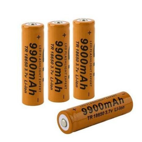 GTF 18650 Lithium Battery 9900mAh Large Capacity Flashlight Rechargeable Battery. 