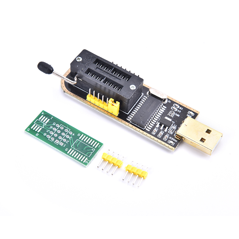 CH341A 24 25 Series EEPROM Flash BIOS USB Programmer Module + SOIC8 Test Clip cnx. 
