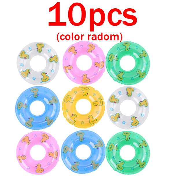 【Yurui】New Kid' Mini wim Ring Bath wimming Pool Float Circle Ring Toy Toy Baby Funny Doll Floating Rubber Game. 