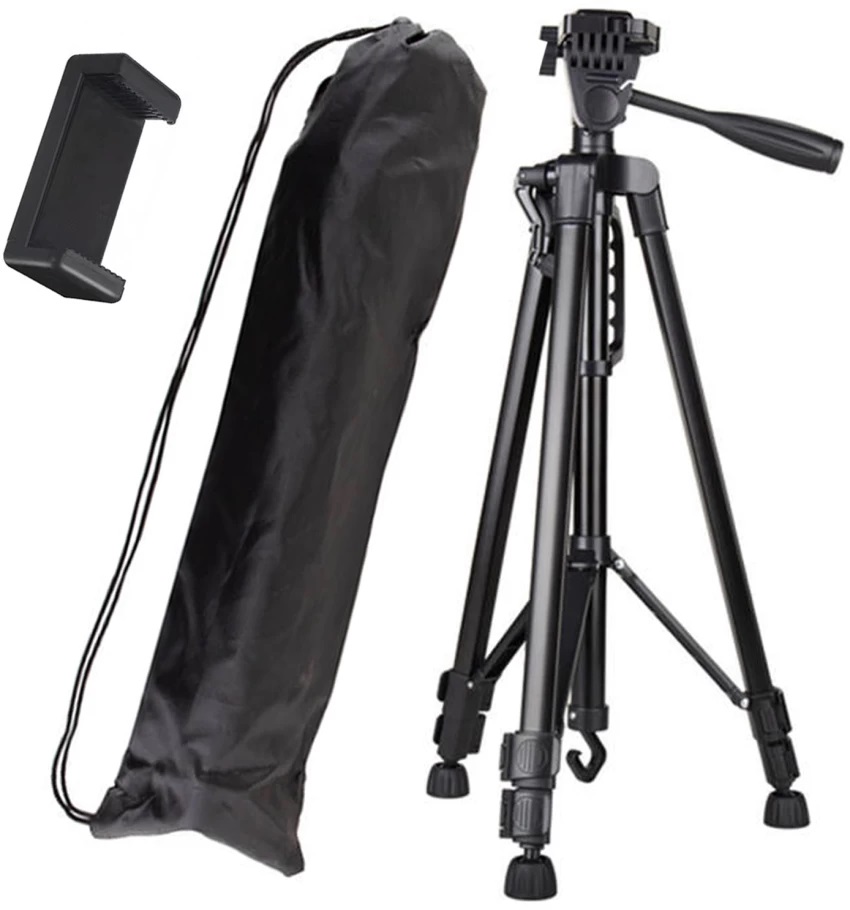 3366 Camera Tripod with Carry Bag, Tripod Stand for DSLR SLR Cameras Compatible with iPhone & Android