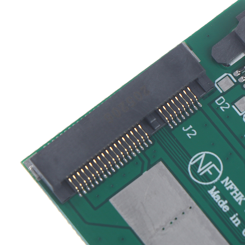 Half height MSATA Mini Pcie SSD To 2.5'' SATA3 6.0 Adapter Converter Card. 