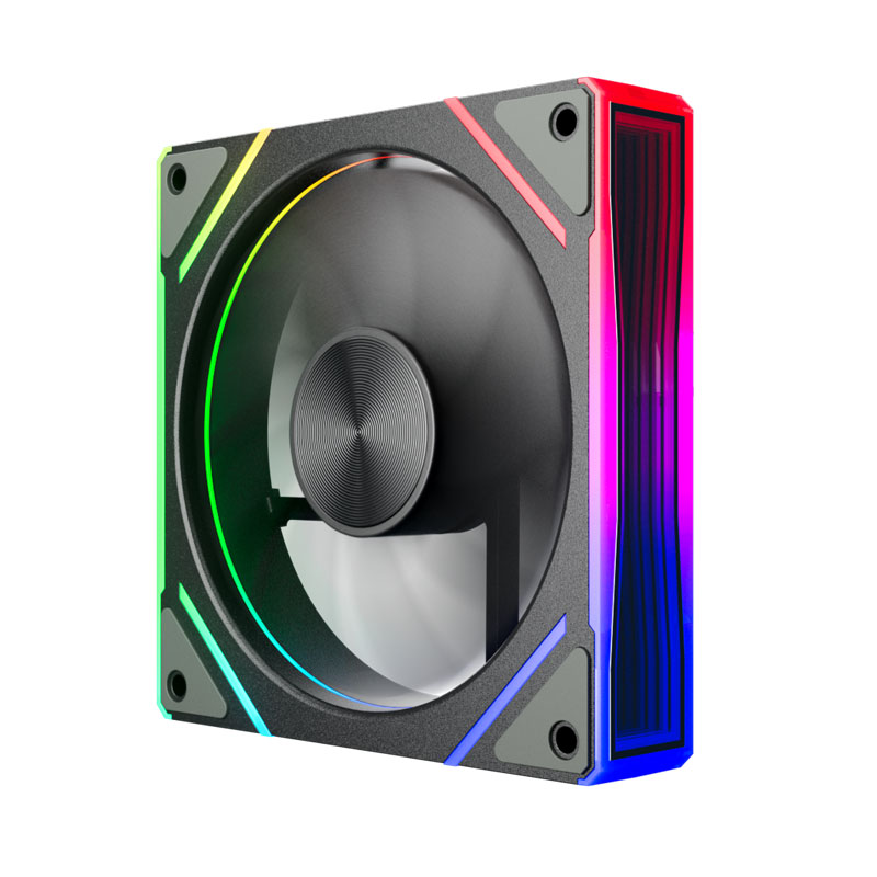 TEUCER Prism S1 Chassis Fan 120MM ARGB 5V 3Pin PWM PC Cooling Fan Cooler for PC Case 800 to 1800RPM CPU Radiator Fan. 