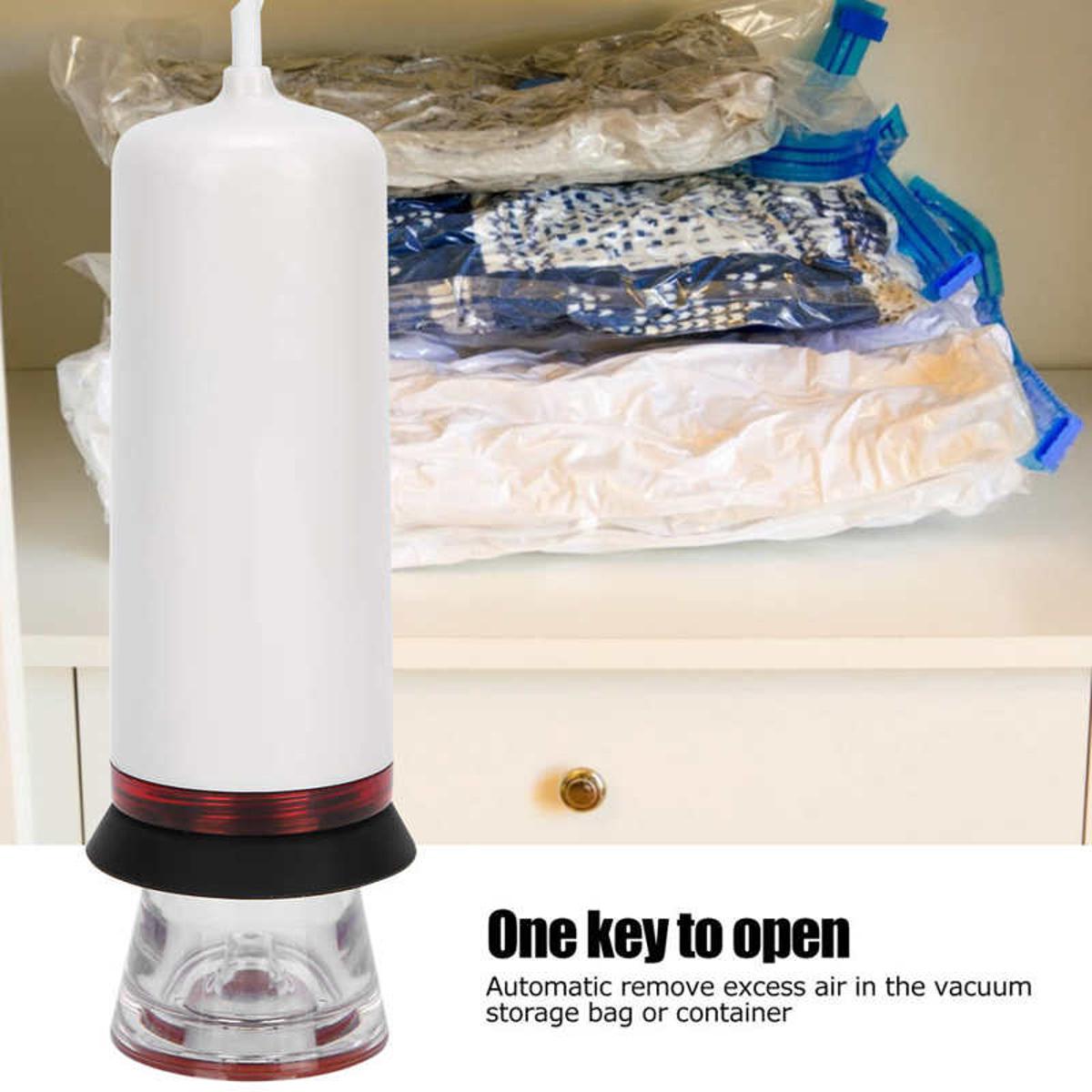 Packing Machine Electric Automatic Vacuum Pump Mini Portable USB Powered Vacuum Suction Machine White use in Multiple Scenarios