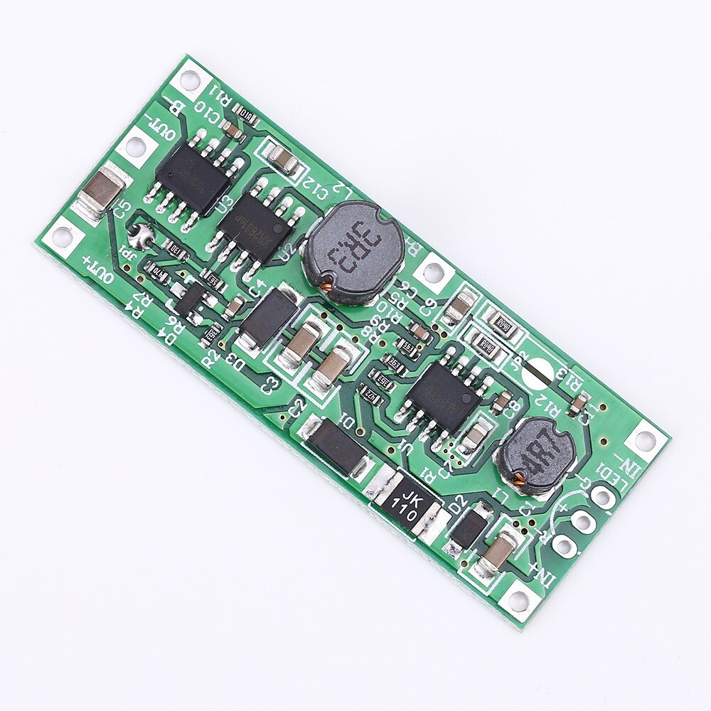 DC UPS 5V-12V to 9V 12V 1A Uninterrupted Charging Module 18650 Lithium Battery Boost Step Up Power Supply Voltage Converter Board. 