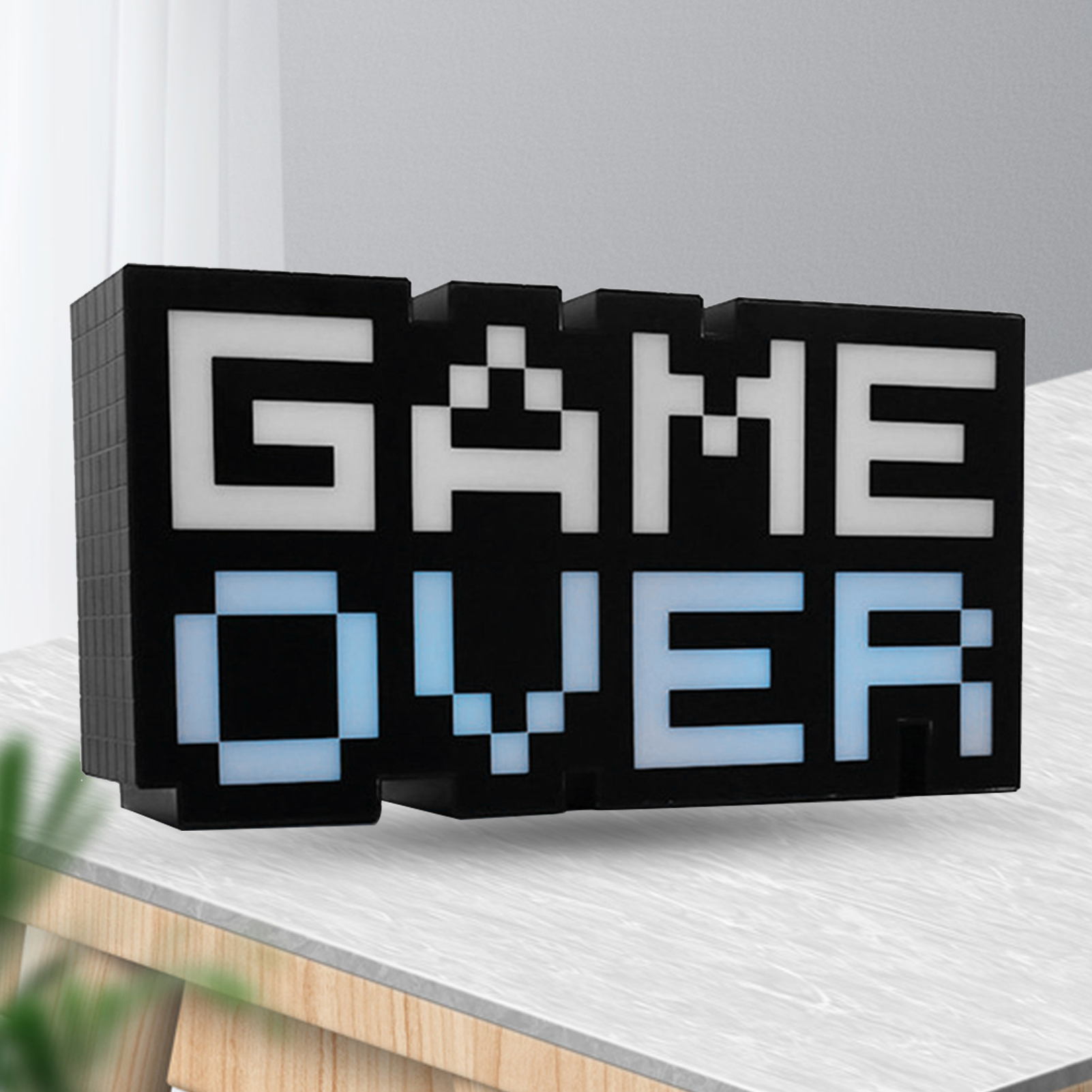 Atmosphere Lamp Long Standby GAME OVER Icon Modeling Night Lamp. 
