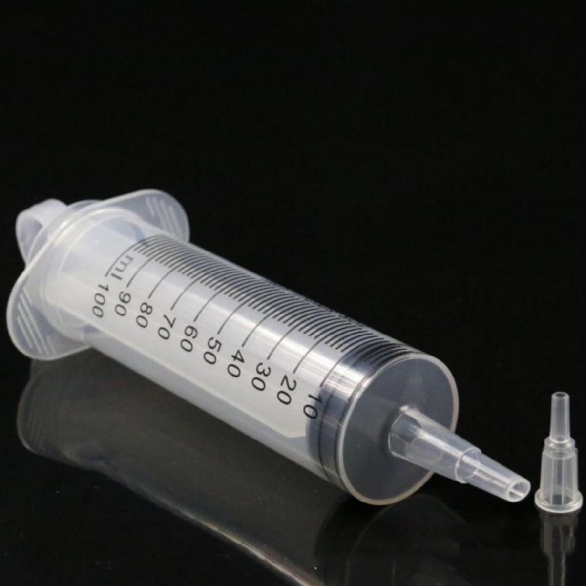 100ml / 150ml Reu Big Large Hydronics Plastic Nutrient Sterile Heh Measuring Syringe Tools  Feeding Accessories - we - 100ml