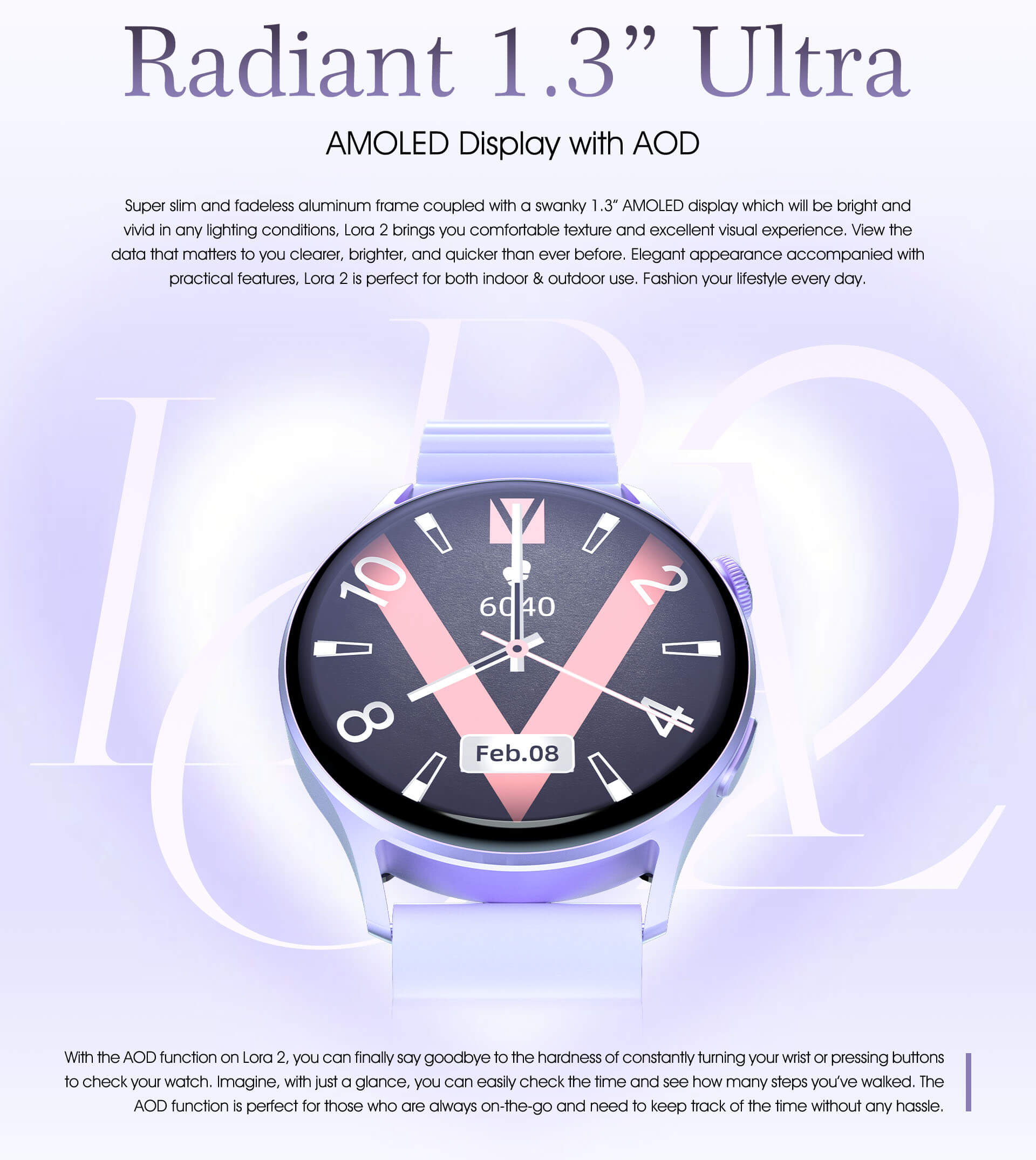 Kieslect Lady smartwatch Lora 2