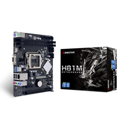 Biostar H81MHV3 4th Gen Motherboard. 