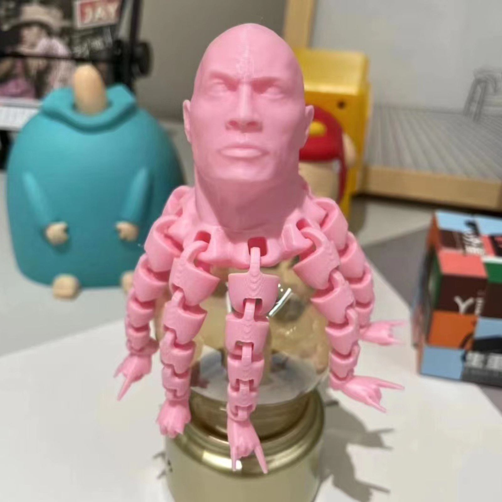 Harmless Toy Colorful 3d Printed Octopus Figurine with Moving Tentacles Fun Unique Birthday Gift Toy for 3d Printed Toy. 