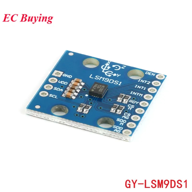 【Hey my home】LSM9DS1 Sensor Module nine-axis 9-axis 9 Axis IMU Accelerometer Gyroscope GY-LSM9DS1 LSM9DS1 I2C SPI Arduino