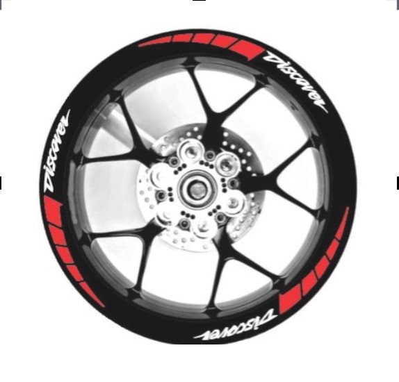 Discover Rim sticker Malti colour | Wheel Stickers Reflective Decals for Motorcycle Rim Tape Strips -Wheel Stickers rim sticker Decals for Motorcycle Rim Tape